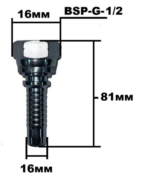 Фитинг BSP G 1.2  4201-08-10
